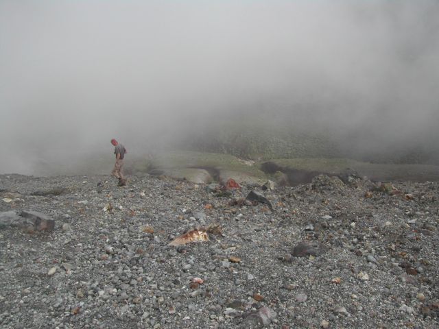 Christoph am Kraterrand des Rincon